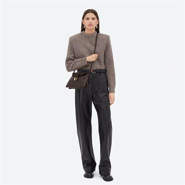 bottega veneta liberta smooth leather crossbody bag #806030